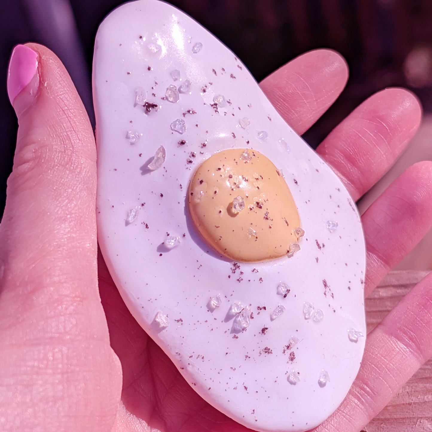 Salt & Pepper Egg Barrette