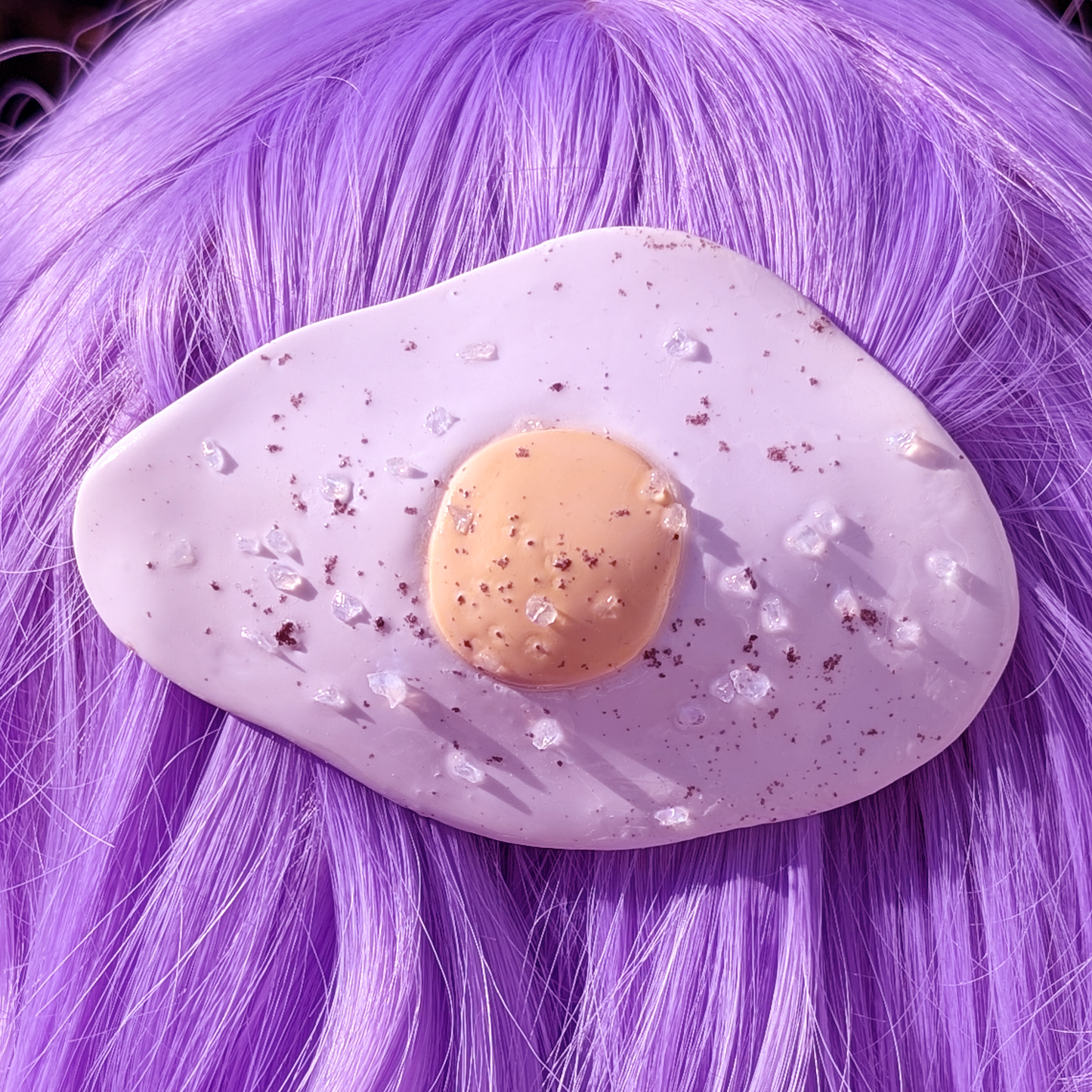 Salt & Pepper Egg Barrette