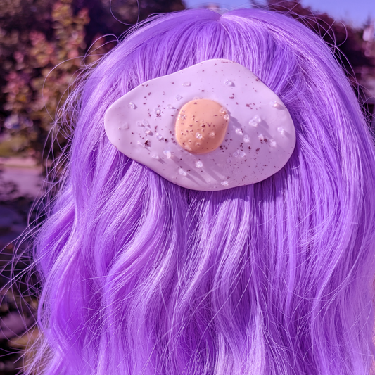 Salt & Pepper Egg Barrette